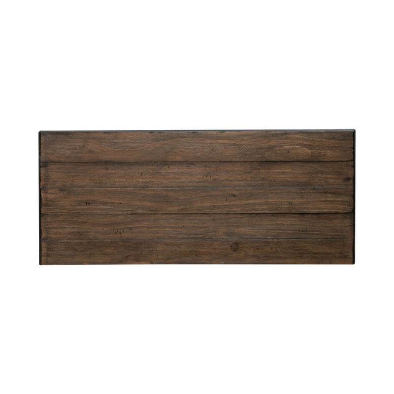 River Place 6 Drawer Chest in Riverstone White and Tobacco