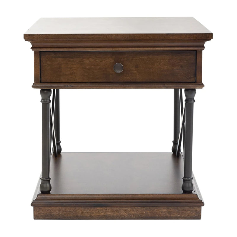 Tribeca End Table in Cordovian Brown image