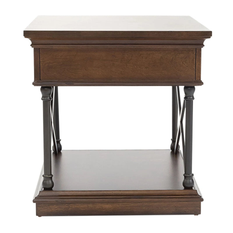 Tribeca End Table in Cordovian Brown image