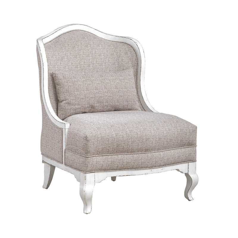 Magnolia Manor Upholstered Accent Chair in Antique White