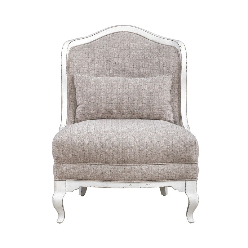 Magnolia Manor Upholstered Accent Chair in Antique White