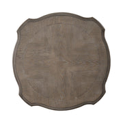 Magnolia Manor Round Accent Table in Antique White Base w/ Weathered Bark Tops image