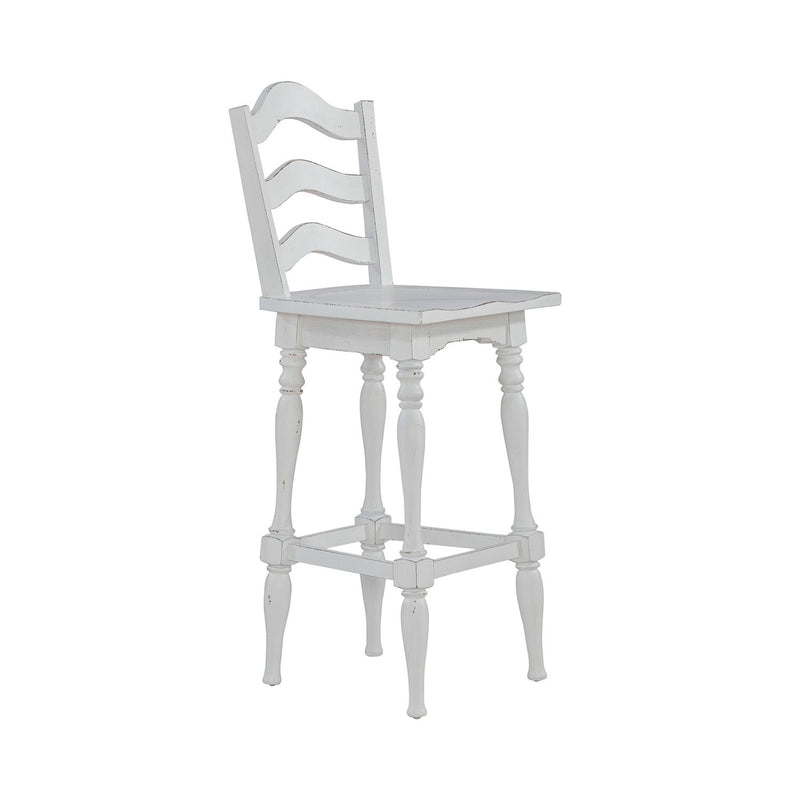 Magnolia Manor Ladderback Swivel Bar Stool image
