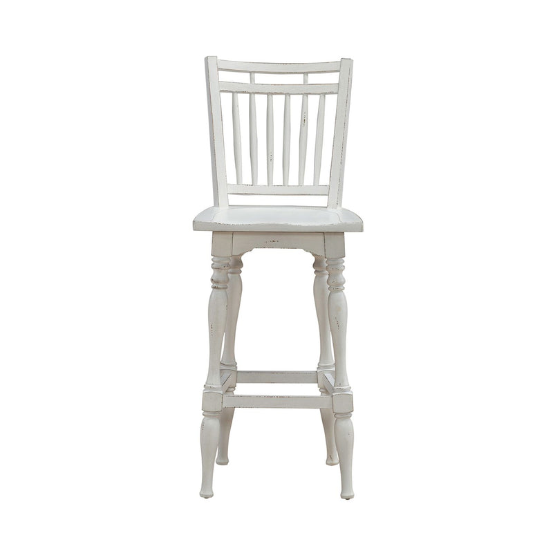 Magnolia Manor Spindle Back Swivel Bar Stool image