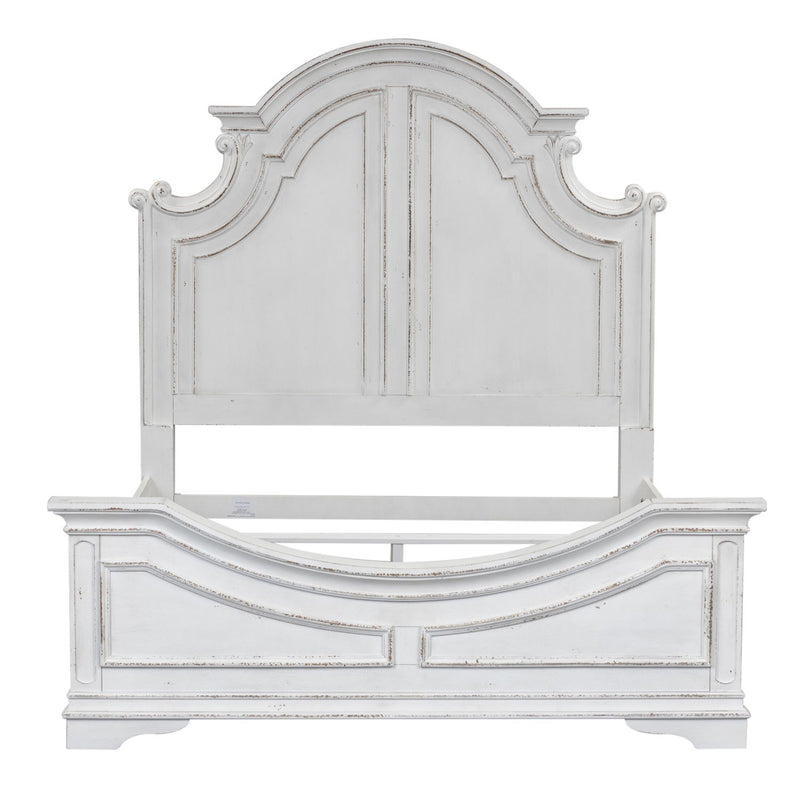 Magnolia Manor Queen Panel Bed, Dresser & Mirror, Chest