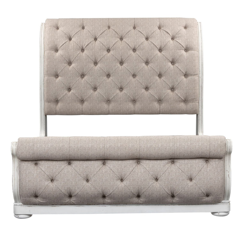 Magnolia Manor Queen Uph Sleigh Bed, Dresser & Mirror, Night Stand