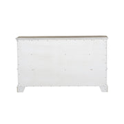 Magnolia Manor Leg 9 Drawer Dresser in Antique White image