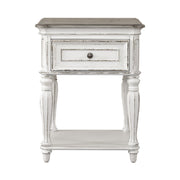 Magnolia Manor Leg Nightstand in Antique White image
