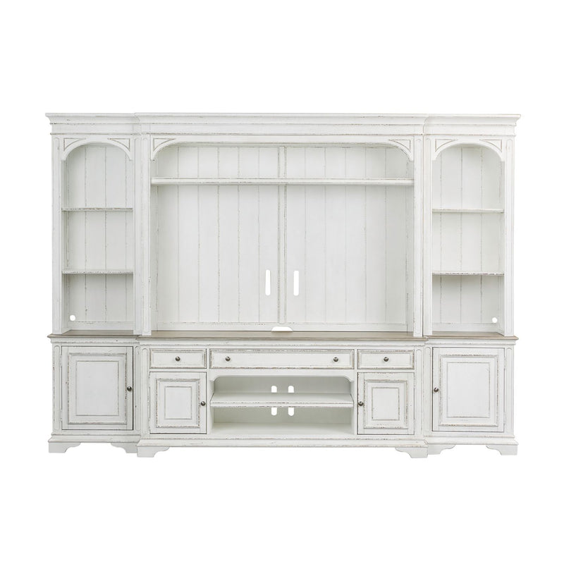 Magnolia Manor Entertainment Center with Piers
