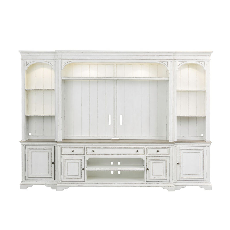 Magnolia Manor Entertainment Center with Piers