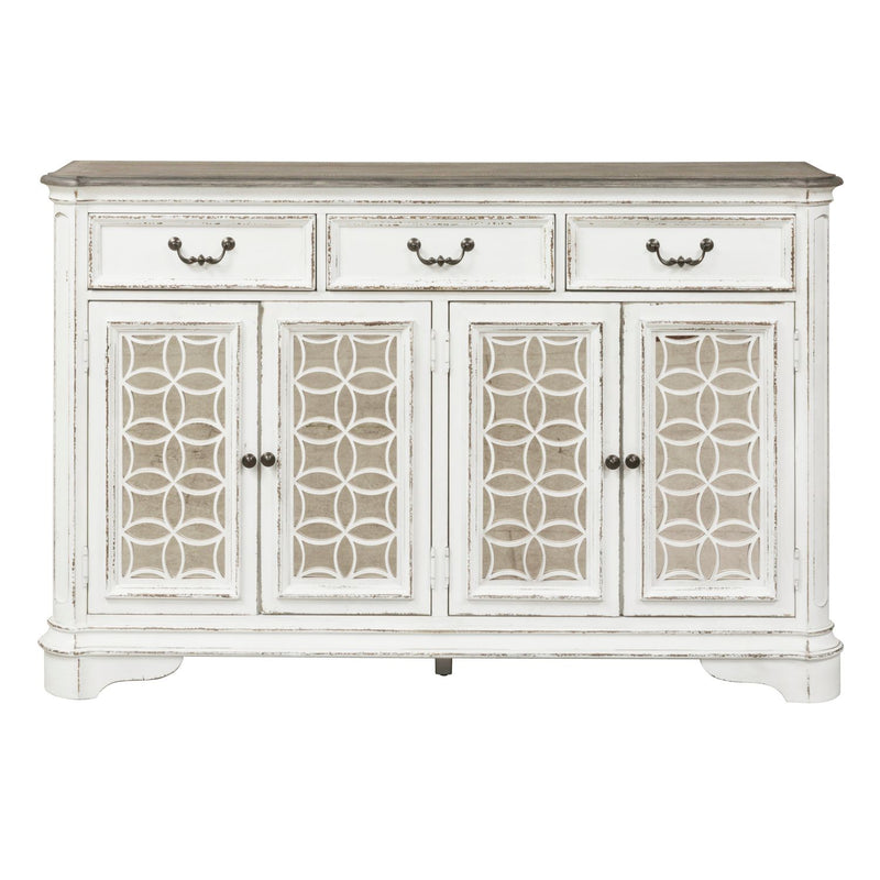 Magnolia Manor Hall Buffet in Antique White image