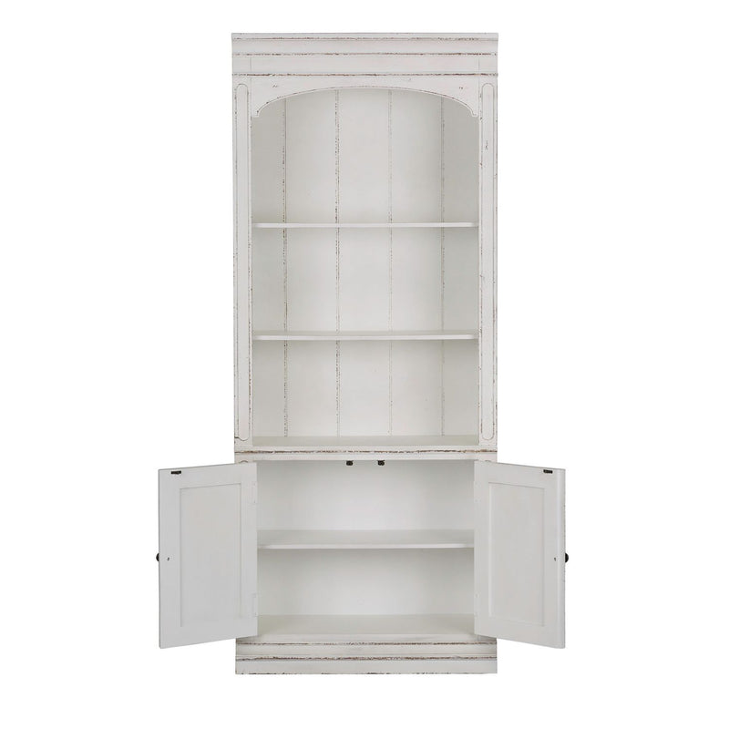 Magnolia Manor Bunching Bookcase in Antique White image