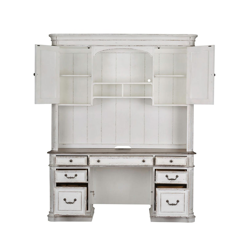 Magnolia Manor Credenza & Hutch image