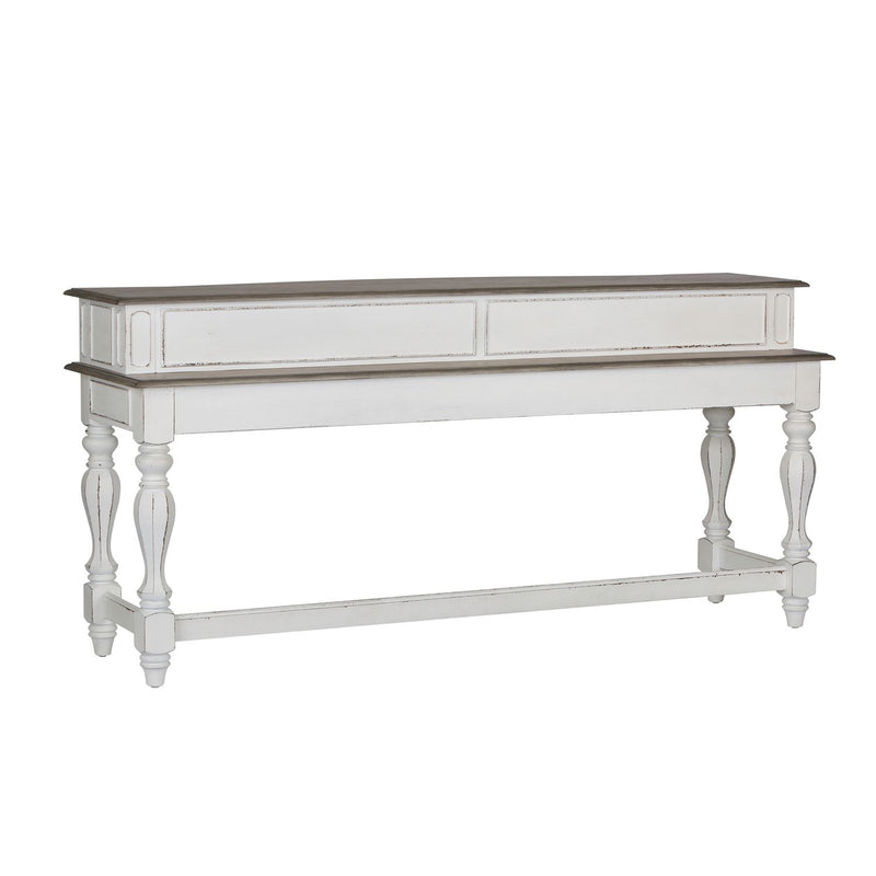 Magnolia Manor 4 Piece Console Set (1-Console 3-Stools)