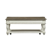Magnolia Manor Lift Top Cocktail Table in Antique White image
