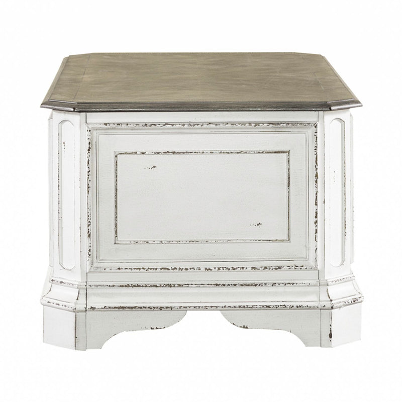 Magnolia Manor Storage Trunk in Antique White