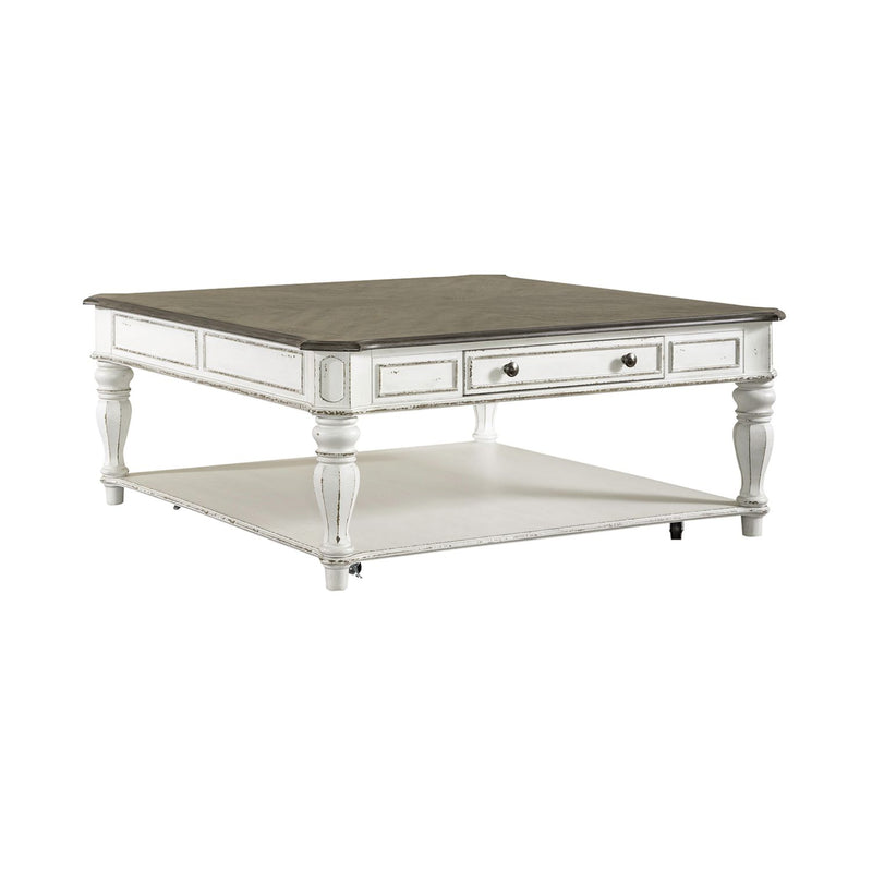 Magnolia Manor Oversized Square Cocktail Table