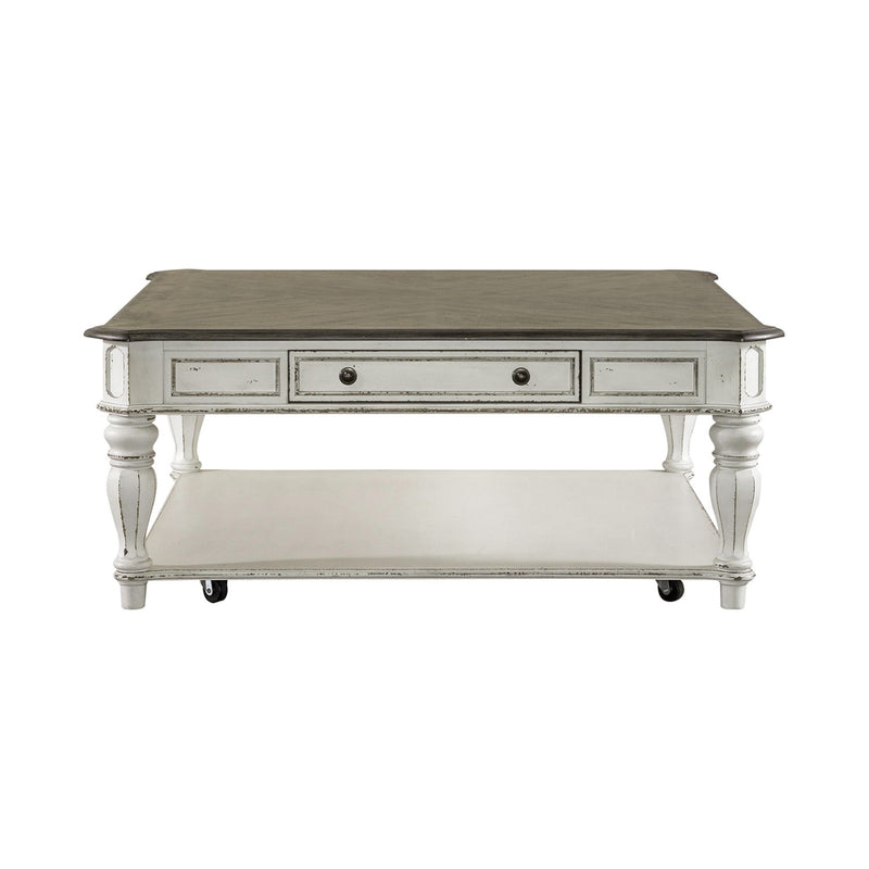 Magnolia Manor Oversized Square Cocktail Table
