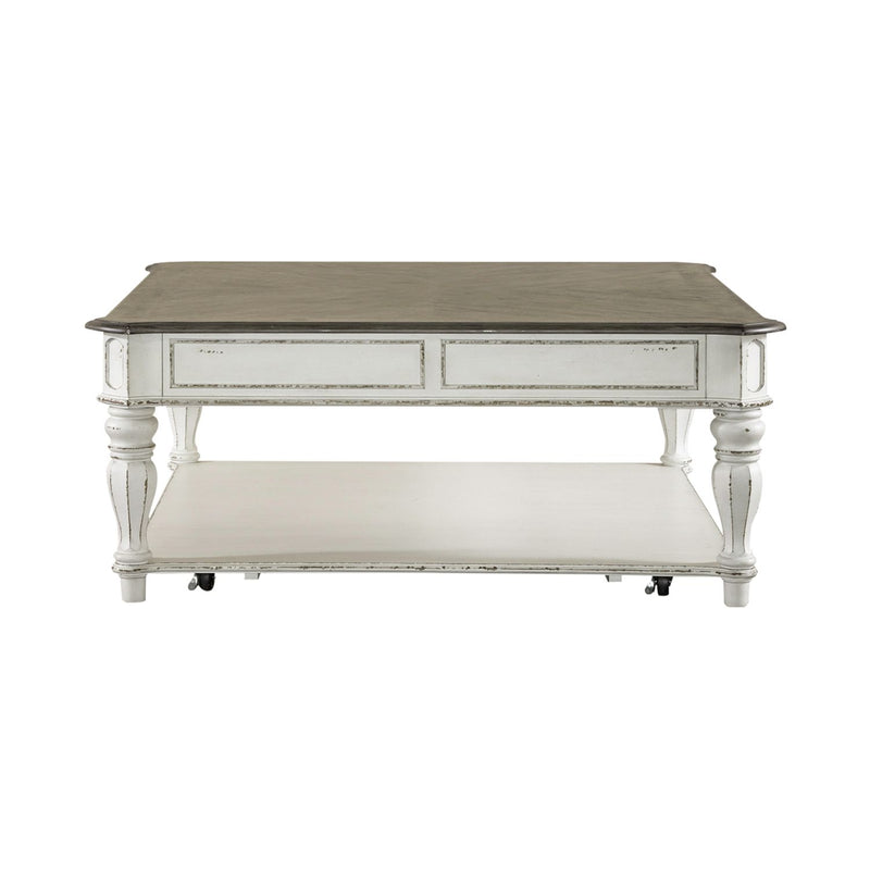 Magnolia Manor Oversized Square Cocktail Table