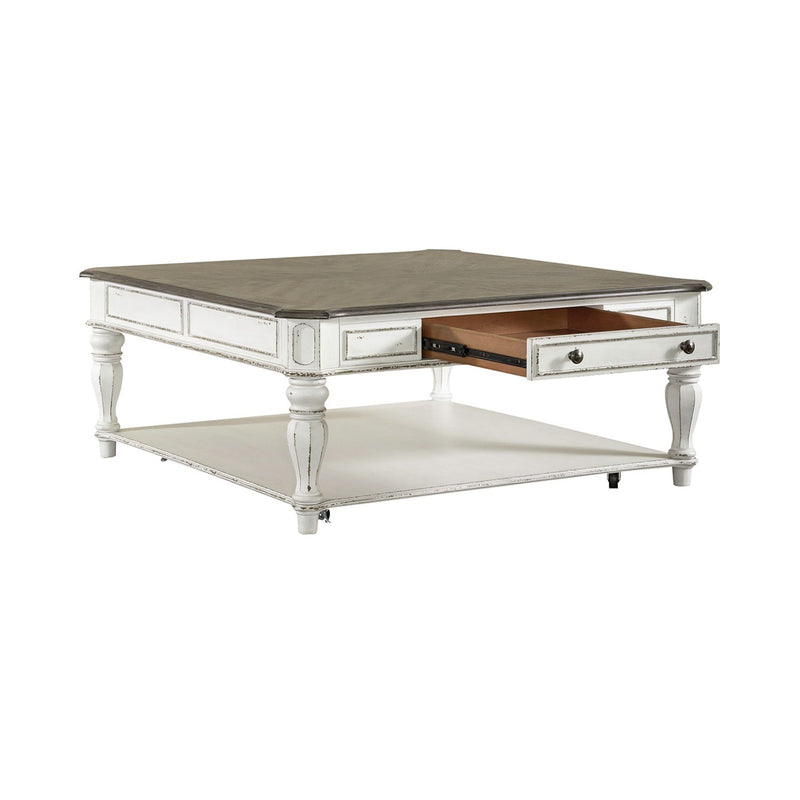 Magnolia Manor Oversized Square Cocktail Table
