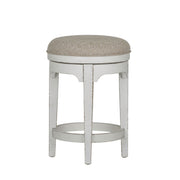 Magnolia Manor Console Swivel Stool in Antique White image