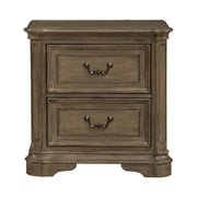 Magnolia Manor II 2 Drawer Nightstand in Weathered Bisque image