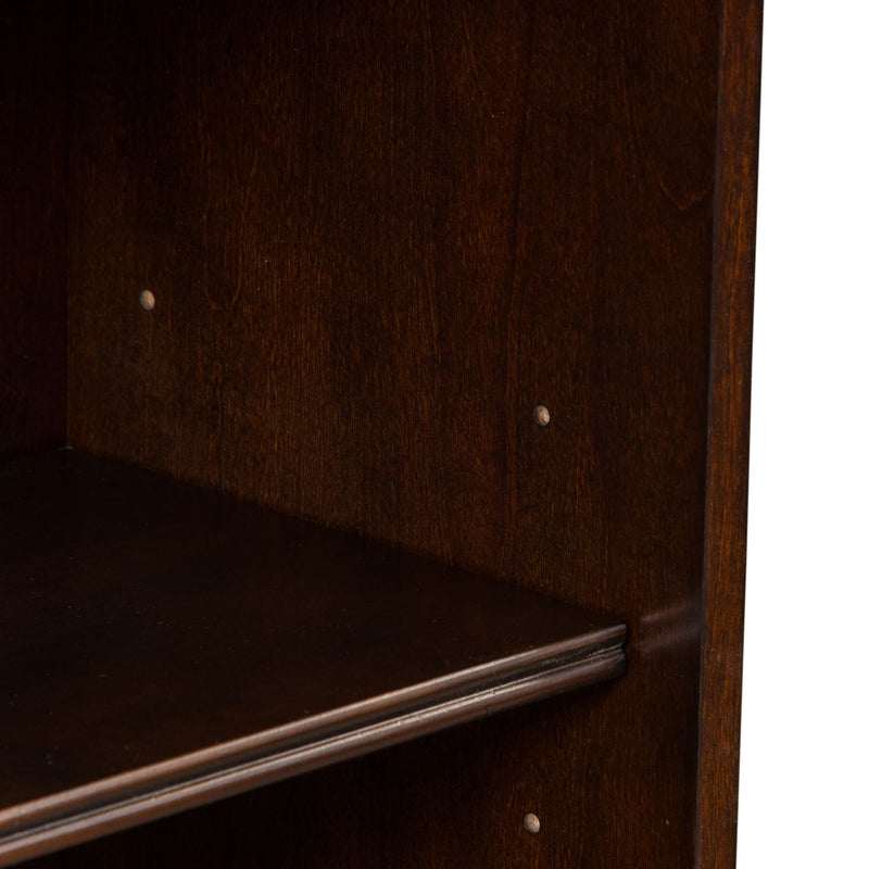 Brayton Manor Jr Executive 60 Inch Bookcase (RTA) in Cognac