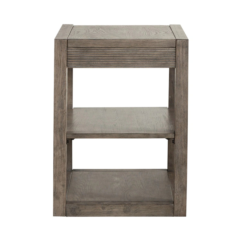 Bartlett Field Chairside Table in Dusty Taupe image