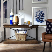 Tribeca Rectangular Sofa Table in Cordovian Brown image