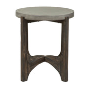 Cascade End Table in Wire Brush Rustic Brown image