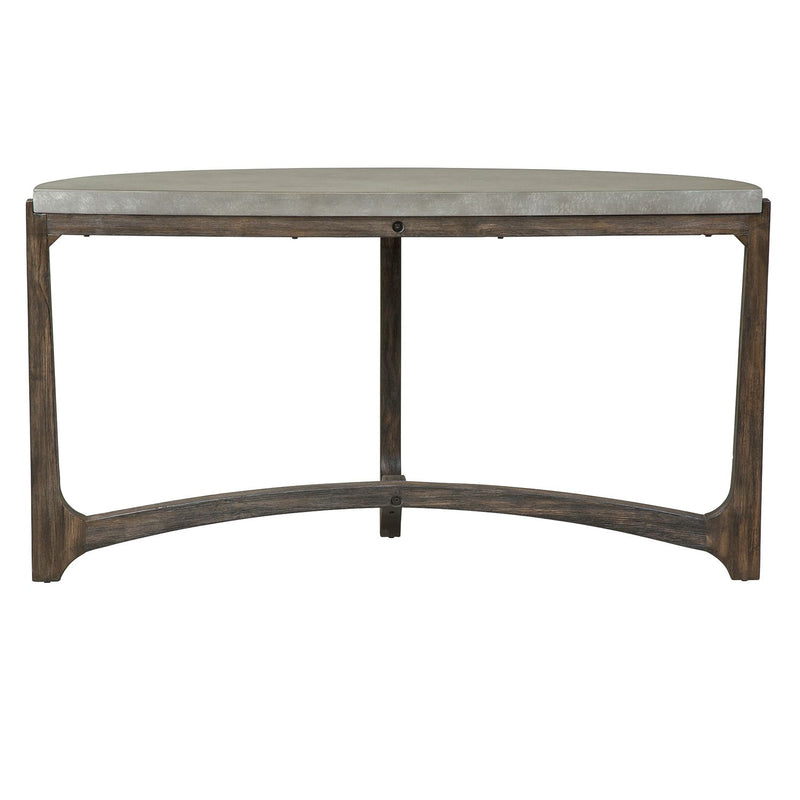 Cascade Sofa Table in Wire Brush Rustic Brown image