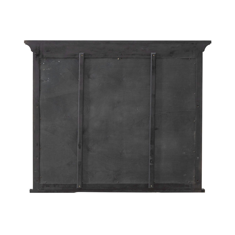 Paradise Valley Landscape Mirror in Saddle Brown