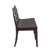Paradise Valley Ladder Back Bench in Saddle Brown image