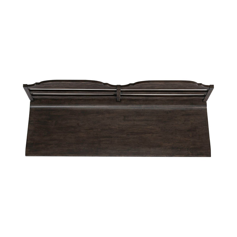 Paradise Valley Ladder Back Bench in Saddle Brown image