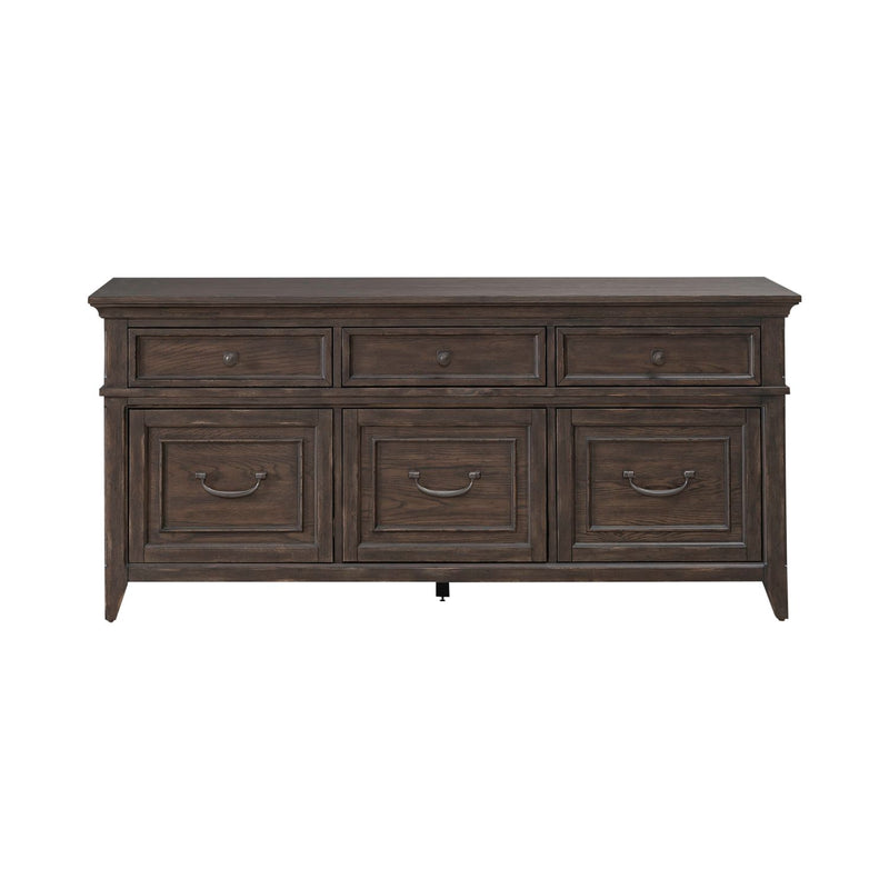 Paradise Valley Credenza in Saddle Brown image
