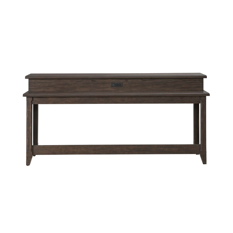 Paradise Valley Console Bar Table in Saddle Brown image