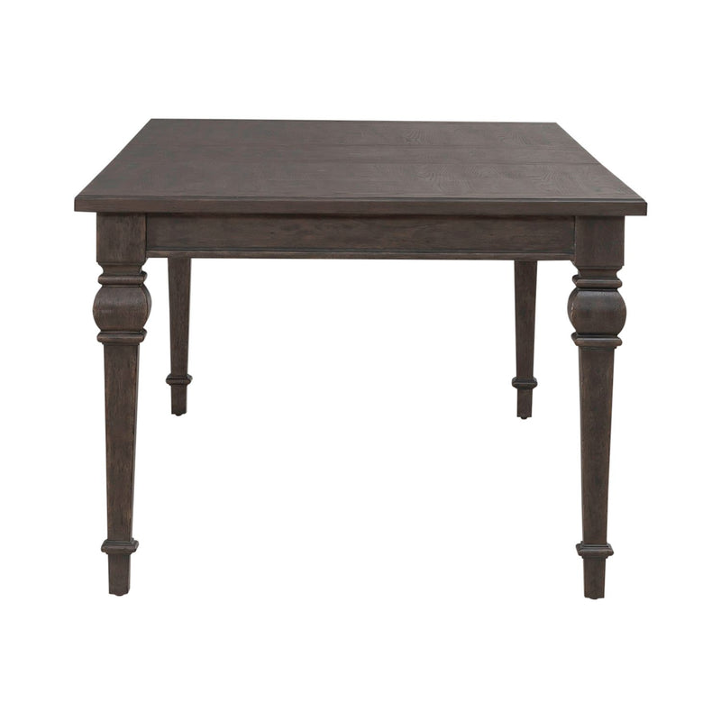 Paradise Valley Rectangular Leg Table in Saddle Brown image