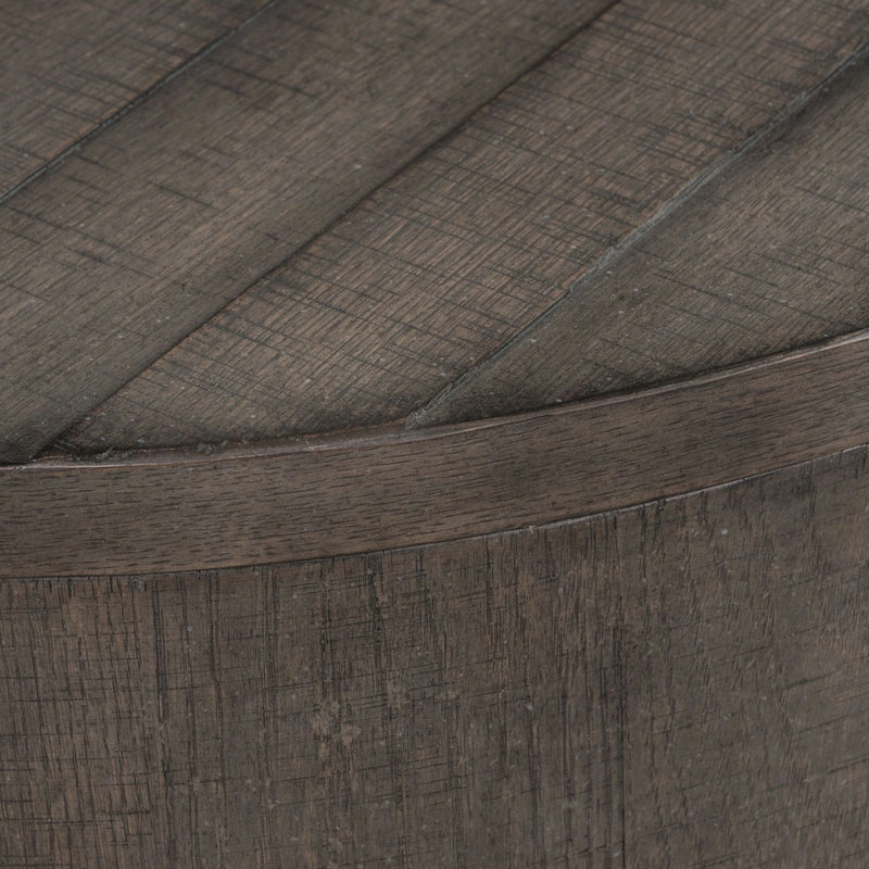 Modern Farmhouse Drum Cocktail Table image