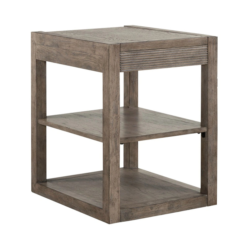 Bartlett Field Chairside Table in Dusty Taupe image