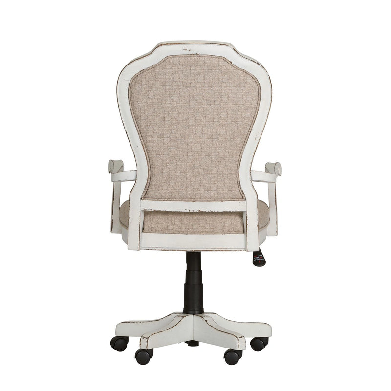 Magnolia Manor Jr Executive Desk Chair in Antique White image