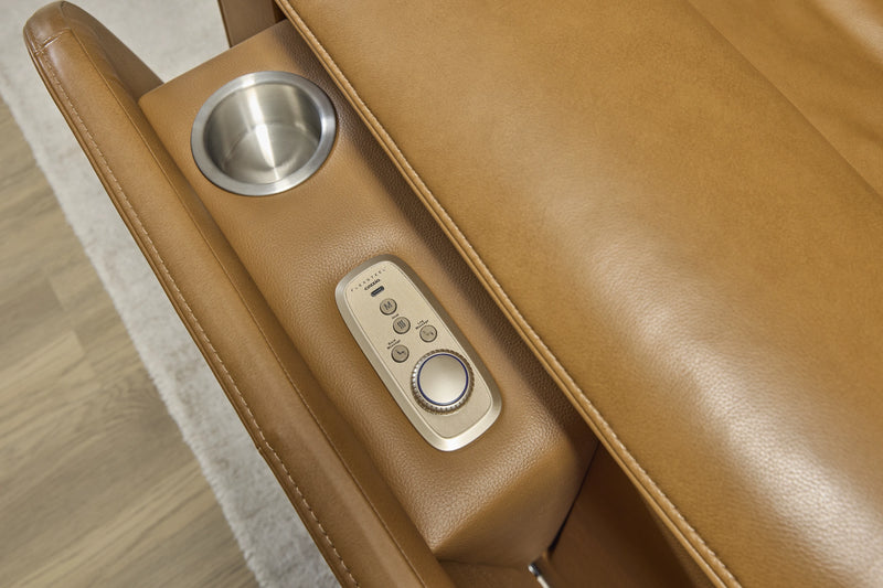 Ziggy Power Reclining Sofa with Power Headrest, Lumbar, Heat & Massage