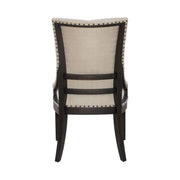 Americana Farmhouse Uph Shelter Side Chair- Black (RTA) image