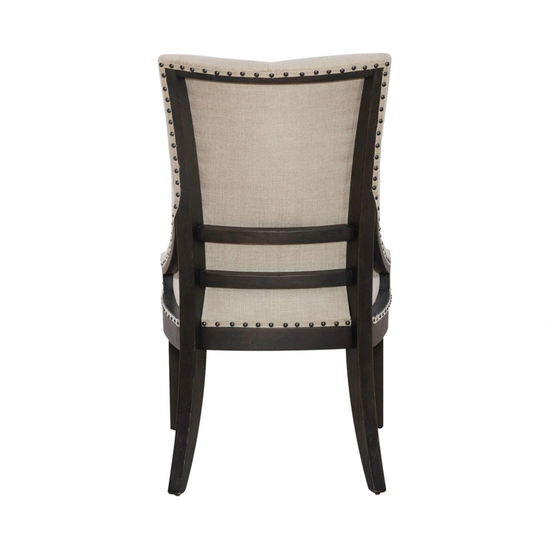 Americana Farmhouse Uph Shelter Side Chair- Black (RTA) image