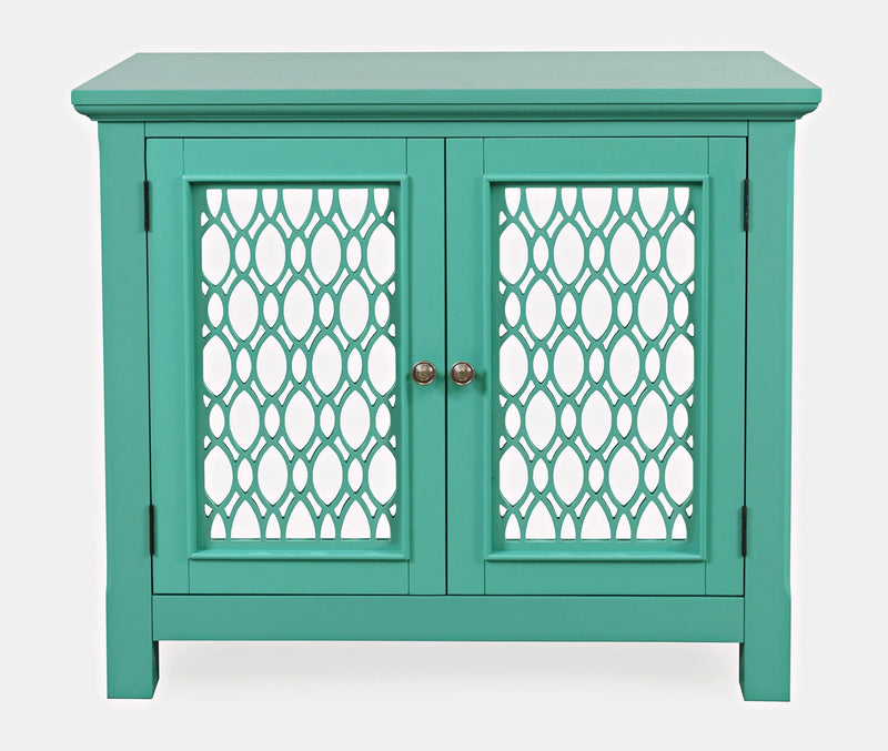 Isabella 38 inch Mirrored Accent Cabinet