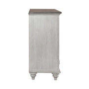 Ocean Isle Buffet in Antique White with Weathered Pine image