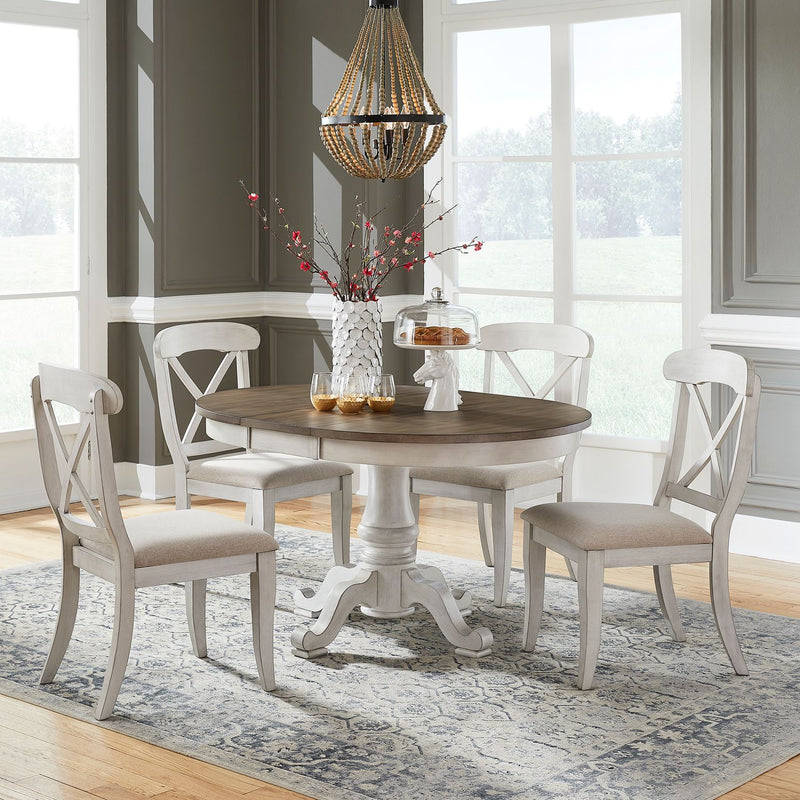 Ocean Isle 5 Piece Pedestal Table Set image
