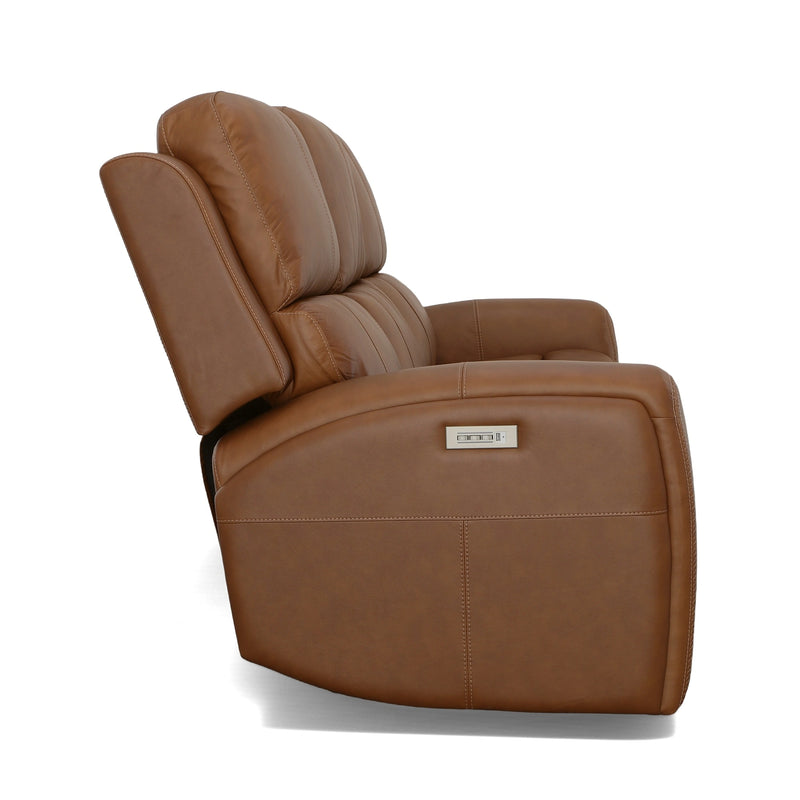 Linden Power Reclining Sofa with Power Headrests & Lumbar - 5000007532