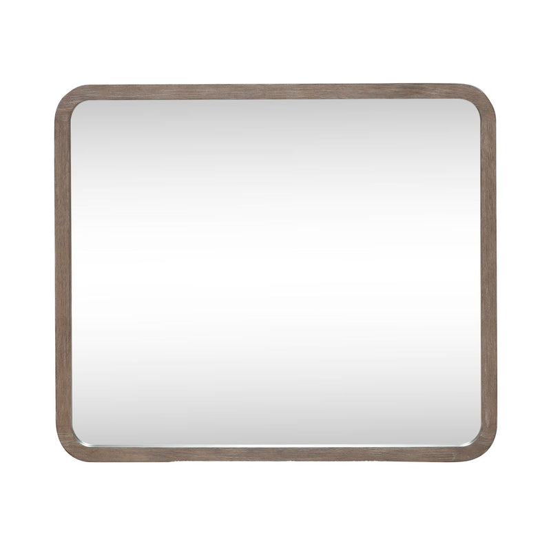 South Bend Landscape Mirror in Burnished Clay