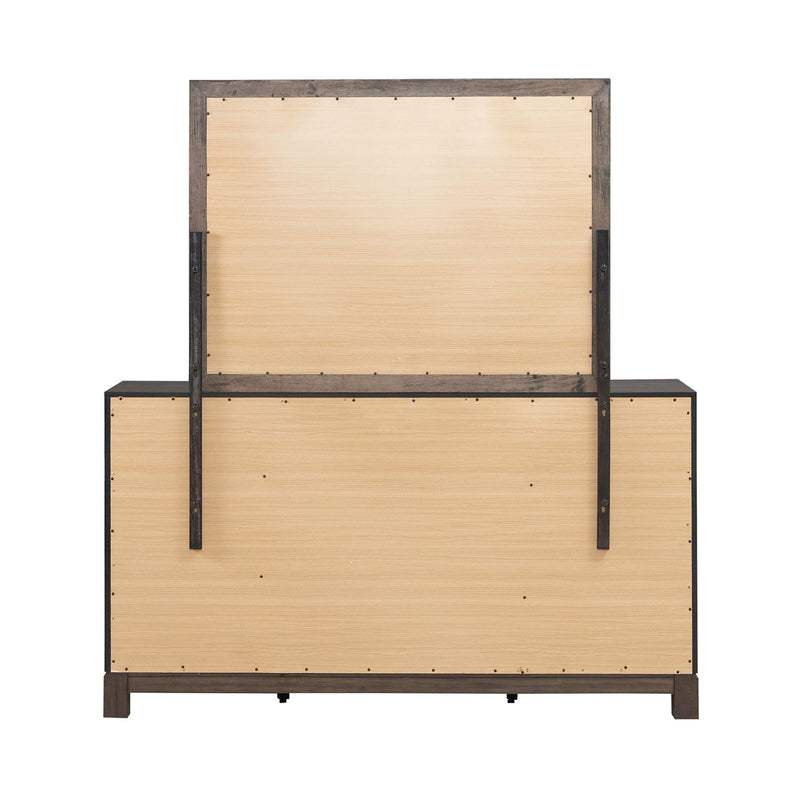 Modern Edge Dresser & Mirror