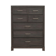 Modern Edge 5 Drawer Chest in Caffe image